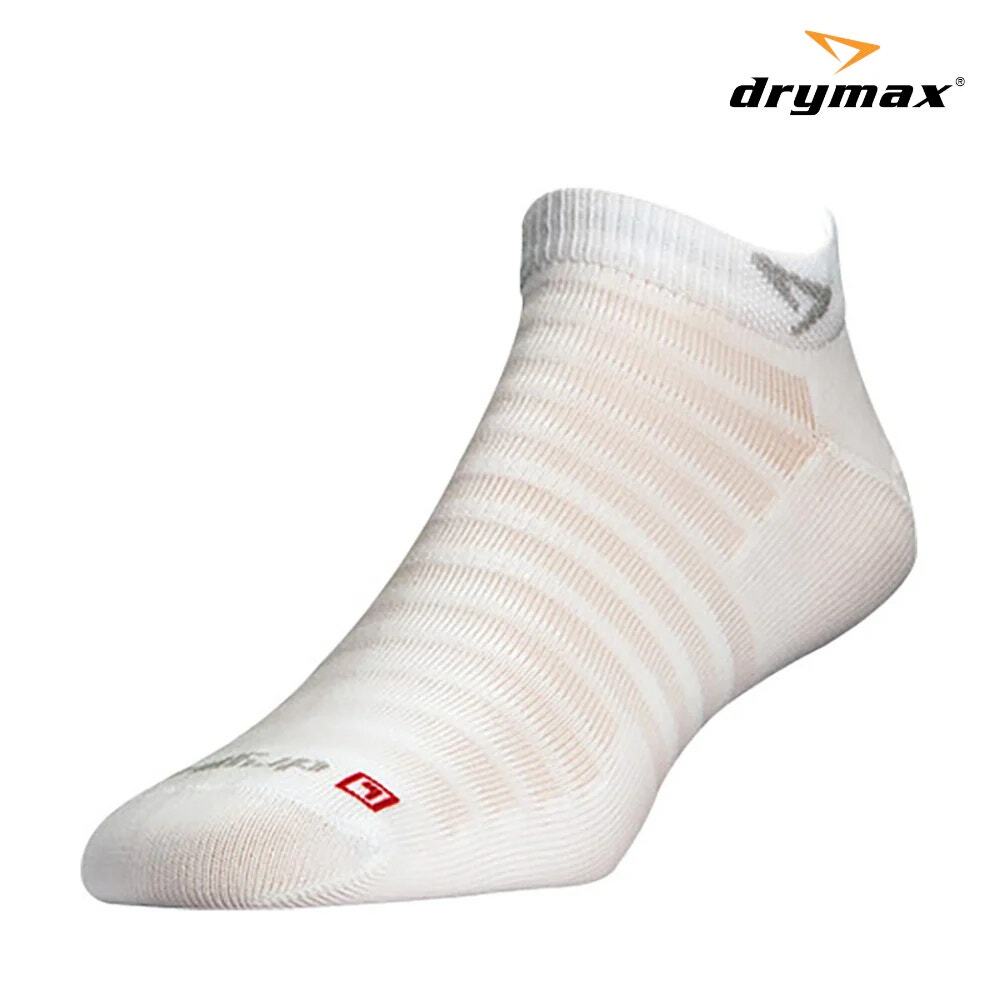 Drymax Women's Large White Hyper Thin Running Mini Crew Socks Athleisure A10-10